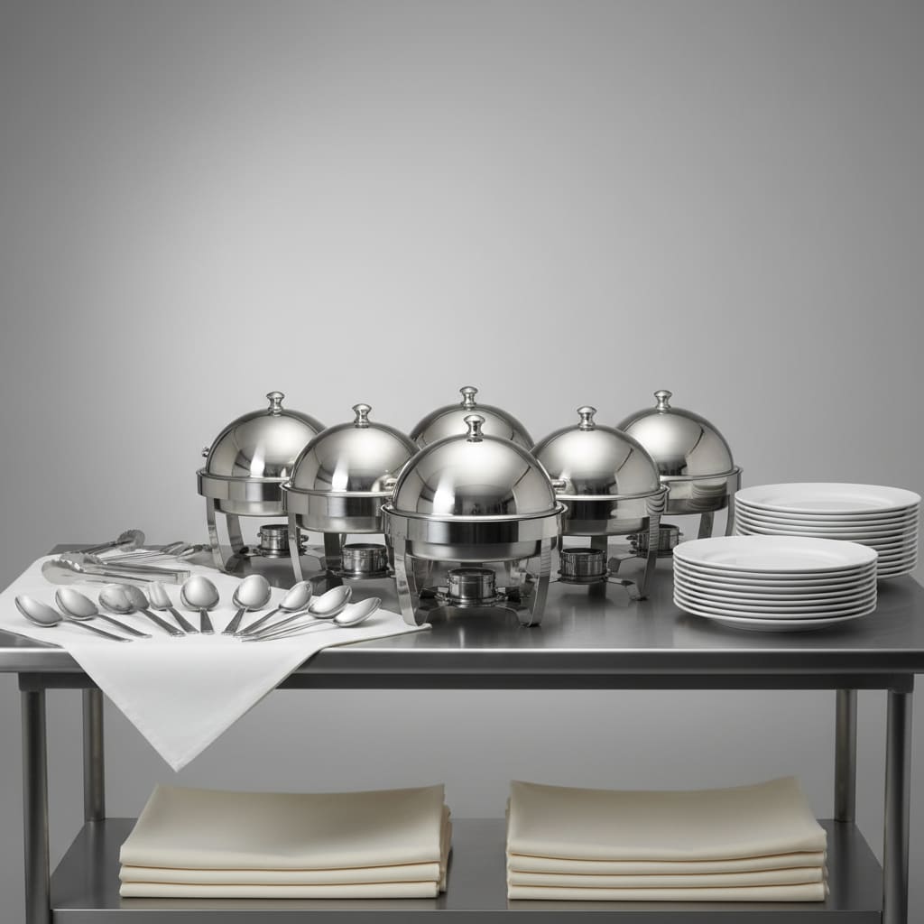 Übersicht Miet-Equipment für Catering